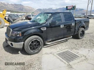 2007 Ford F-150 XLT with VIN 1FTPW12V67KB03370, listed as a Copart auction lot 54093395 with 194,945 mi miles and Salvage Title. Bid and sale history available at carsss.com. Image 1.