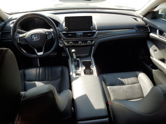 2022 Honda Accord Sedan Sport SE with VIN 1HGCV1F43NA072151, listed as a Copart auction lot 48561465 with 0 mi miles and Salvage Title. Bid and sale history available at carsss.com. Image 8.