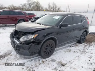 2017 Nissan Rogue SV with VIN KNMAT2MV7HP573221, listed as a IAAI auction lot 40947647 with 162,923 mi miles and . Bid and sale history available at carsss.com. Image 17.