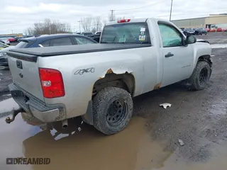 2011 Chevrolet Silverado 1500 Work Truck with VIN 1GCNKPEX8BZ243133, listed as a IAAI auction lot 41796052 with 123,709 mi miles. Bid and sale history available at carsss.com. Image 4.