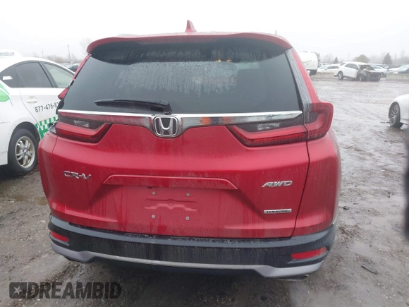 2022 Honda CR-V Touring with VIN 2HKRW2H94NH608375, listed as a IAAI auction lot 41482129 with 33,744 mi miles. Bid and sale history available at carsss.com. Image 16.