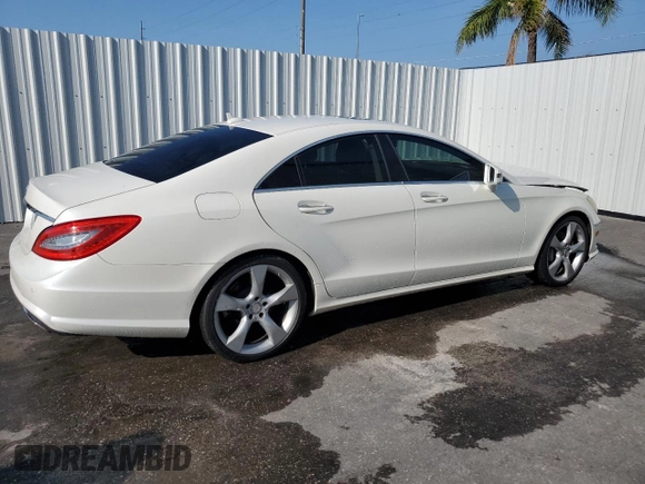 2014 Mercedes-Benz CLS 550 with VIN WDDLJ7DBXEA126050, listed as a Copart auction lot 56067615 with 126,516 mi miles and Clean title. Bid and sale history available at DreamBid. Image 3.
