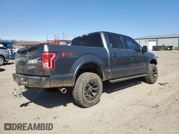 2016 Ford F-150 XLT with VIN 1FTEW1EP9GFB53077, listed as a Copart auction lot 53702715 with 164,599 mi miles and Clean title. Bid and sale history available at DreamBid. Image 3.