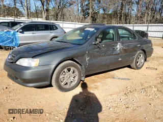 2001 Acura TL with VIN 19UUA56631A018903, listed as a Copart auction lot 89187555 with 151,679 mi miles and Salvage Title. Bid and sale history available at carsss.com. Image 1.