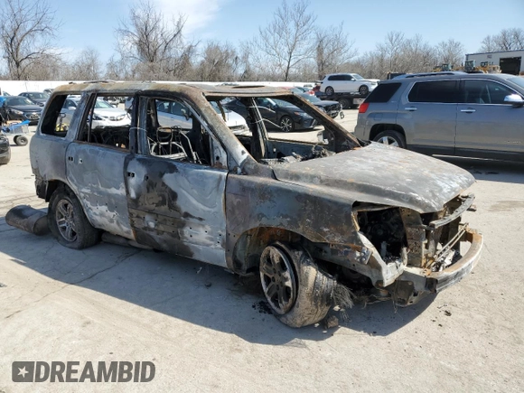 2005 Honda Pilot EX-L with VIN 5FNYF18525B063326, listed as a Copart auction lot 48705265 with 0 mi miles and Non Repairable. Bid and sale history available at carsss.com. Image 4.