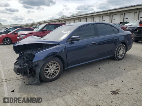 2015 Volkswagen Passat S with VIN 1VWAS7A32FC064013, listed as a Copart auction lot 53901155 with 148,330 mi miles and Salvage title. Bid and sale history available at DreamBid. Image 1.