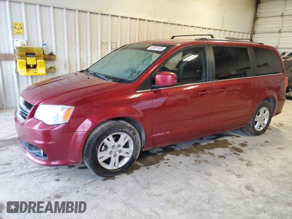 2011 Dodge Grand Caravan Crew with VIN 2D4RN5DG9BR606602, listed as a Copart auction lot 69881504 with 129,575 mi miles and Salvage Title. Bid and sale history available at DreamBid. Image 1.