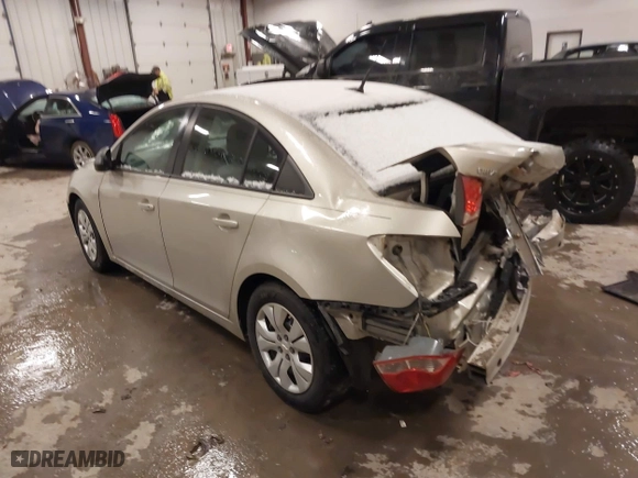2013 Chevrolet Cruze LS with VIN 1G1PA5SH9D7224482, listed as a IAAI auction lot 41526451 with 243,367 mi miles. Bid and sale history available at carsss.com. Image 3.