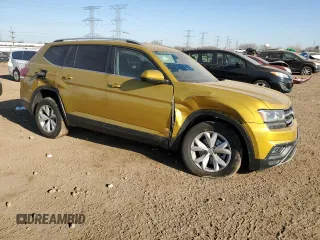 2018 Volkswagen Atlas SE z VIN 1V2DR2CA4JC529022, wystawiony jako Copart lot #48914745 z przebiegiem 88 887 mil mil oraz Szkoda całkowita • Salvage title. Historia ofert i sprzedaży dostępna na DreamBid. Obrazek 4.