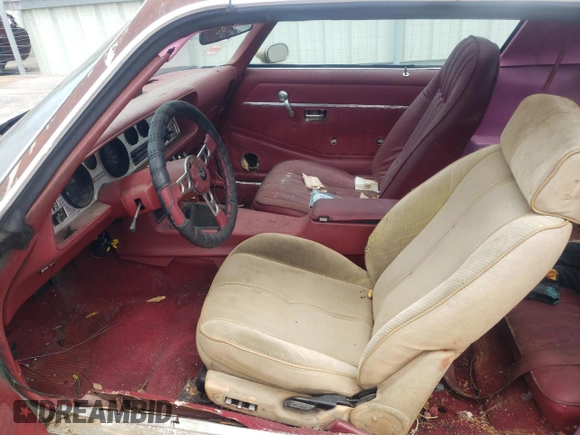 1979 Pontiac Firebird z VIN 2V8729L171075, wystawiony jako Copart lot #65532655 z przebiegiem 17 594 mil mil oraz Czysty tytuł • Clean title. Historia ofert i sprzedaży dostępna na DreamBid. Obrazek 7.