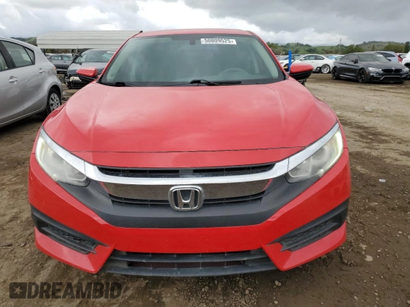 2017 Honda Civic Sedan LX with VIN 2HGFC2F53HH515695, listed as a Copart auction lot 50809525 with 119,572 mi miles and Salvage Title. Bid and sale history available at carsss.com. Image 5.