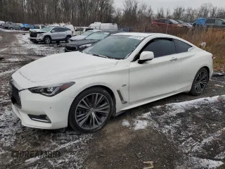 2017 Infiniti Q60 Premium z VIN JN1CV7EL9HM320869, wystawiony jako Copart lot #84380414 z przebiegiem 99 797 mil mil oraz Szkoda całkowita • Salvage title. Historia ofert i sprzedaży dostępna na DreamBid. Obrazek 1.