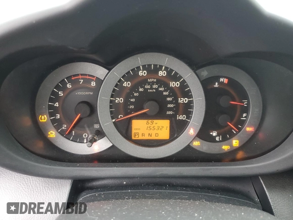 2010 Toyota RAV4 Sport with VIN JTMRF4DV3AD023902, listed as a Copart auction lot 60986045 with 155,321 mi miles and Salvage title. Bid and sale history available at DreamBid. Image 9.
