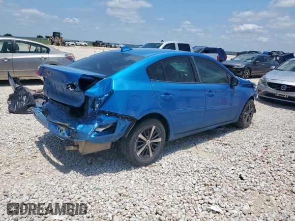 2020 Subaru Impreza Premium with VIN 4S3GKAV66L3602268, listed as a Copart auction lot 60673705 with 39,970 mi miles and Salvage title. Bid and sale history available at DreamBid. Image 3.