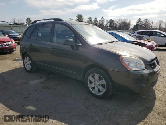 2009 Kia Rondo LX with VIN KNAFG528197275111, listed as a Copart auction lot 48958785 with 168,033 mi miles and Salvage Title. Bid and sale history available at carsss.com. Image 4.