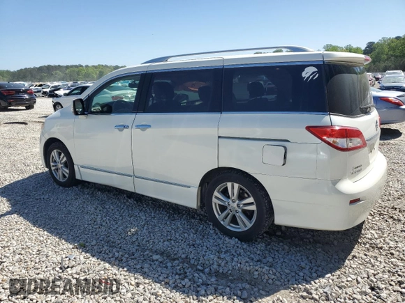 2012 Nissan Quest SL z VIN JN8AE2KP9C9033305, wystawiony jako Copart lot #53201715 z przebiegiem 153 896 mil mil oraz Szkody całkowita. Historia ofert i sprzedaży dostępna na DreamBid. Obrazek 2.