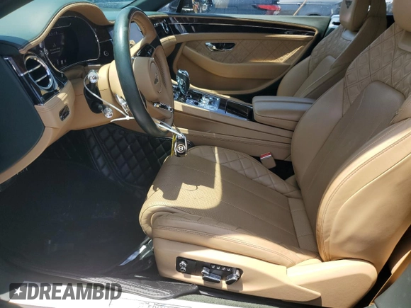 2020 Bentley Continental GT First Edition with VIN SCBCG2ZG9LC075046, listed as a Copart auction lot 57304795 with 32,669 mi miles and Salvage title. Bid and sale history available at DreamBid. Image 7.