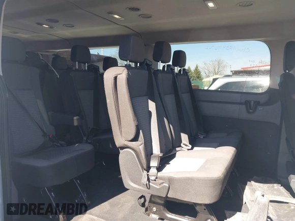 2023 Ford Transit Passenger XL with VIN 1FBAX2YG2PKB09012, listed as a IAAI auction lot 41814263 with 50,901 mi miles. Bid and sale history available at carsss.com. Image 8.