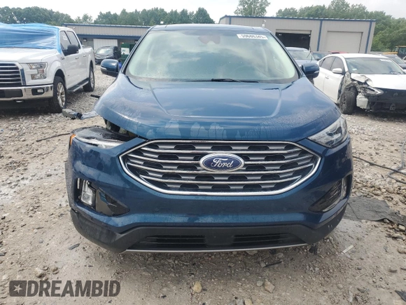 2020 Ford Edge Titanium with VIN 2FMPK4K96LBB49507, listed as a Copart auction lot 59686345 with 41,610 mi miles and Salvage title. Bid and sale history available at DreamBid. Image 5.