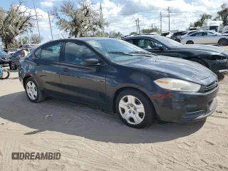 2016 Dodge Dart SE with VIN 1C3CDFAA5GD593633, listed as a Copart auction lot 86222904 with Not Provided miles and Clean Title. Bid and sale history available at DreamBid. Image 4.