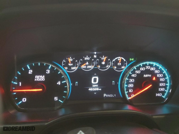 2019 GMC Sierra 2500HD Denali with VIN 1GT12SEY6KF278717, listed as a Copart auction lot 51486415 with 46,328 mi miles and Salvage Title. Bid and sale history available at carsss.com. Image 9.