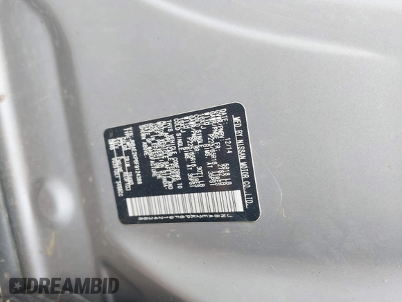 2015 Nissan Quest SV z VIN JN8AE2KP6F9124388, wystawiony jako IAAI lot #42422639 z przebiegiem Nie podano mil oraz . Historia ofert i sprzedaży dostępna na DreamBid. Obrazek 9.
