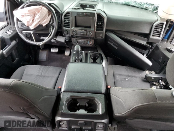 2018 Ford F-150 XL with VIN 1FTEW1E54JFE73767, listed as a Copart auction lot 55252775 with 65,755 mi miles and Salvage title. Bid and sale history available at DreamBid. Image 8.