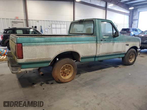 1995 Ford F-150 with VIN 1FTEF15NXSNA26819, listed as a Copart auction lot 42592425 with 257,657 mi miles and Non Repairable. Bid and sale history available at carsss.com. Image 3.