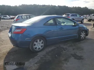 2009 Honda Civic Cpe LX with VIN 2HGFG126X9H518009, listed as a Copart auction lot 62958804 with 62,229 mi miles and Salvage Title. Bid and sale history available at carsss.com. Image 3.