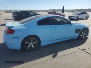 2003 Infiniti G35 Coupe w/Leather with VIN JNKCV54E53M224295, listed as a Copart auction lot 80321014 with 77,603 mi miles and Clean Title. Bid and sale history available at carsss.com. Image 3.