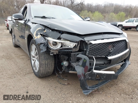 2016 Infiniti Q50 3.0t Premium with VIN JN1EV7AP3GM303498, listed as a IAAI auction lot 42079110 with 164,804 mi miles. Bid and sale history available at carsss.com. Image 6.