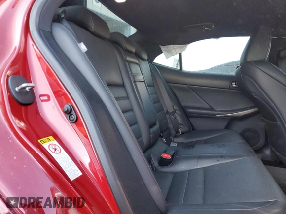 2015 Lexus IS 350 with VIN JTHCE1D26F5007092, listed as a Copart auction lot 42091245 with 70,986 mi miles and Salvage Title. Bid and sale history available at DreamBid. Image 10.