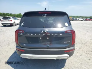 2020 Kia Telluride LX with VIN 5XYP24HC5LG025442, listed as a Copart auction lot 54984965 with 124,690 mi miles and Clean Title. Bid and sale history available at carsss.com. Image 6.