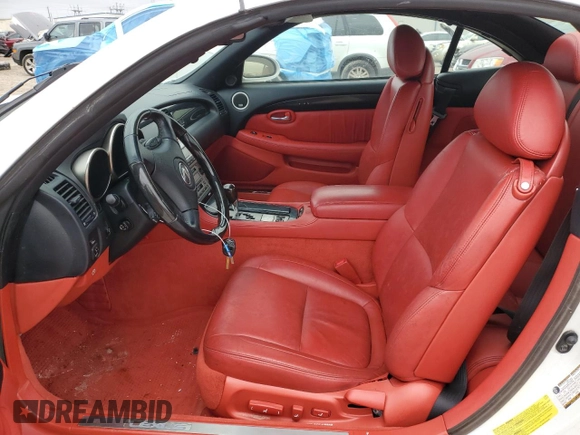2007 Lexus SC 430 with VIN JTHFN45YX79011643, listed as a Copart auction lot 44015675 with Not Provided miles and Salvage Title. Bid and sale history available at DreamBid. Image 7.