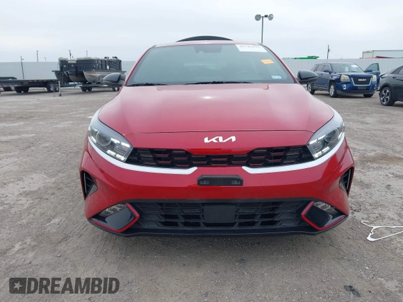 2024 Kia Forte GT-Line with VIN 3KPF54AD8RE800716, listed as a IAAI auction lot 41743373 with 9,667 mi miles. Bid and sale history available at carsss.com. Image 12.