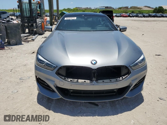 2024 BMW 8 Series 840i with VIN WBAGV2C02RCP37314, listed as a Copart auction lot 56403074 with 94 mi miles and Salvage Title. Bid and sale history available at carsss.com. Image 5.
