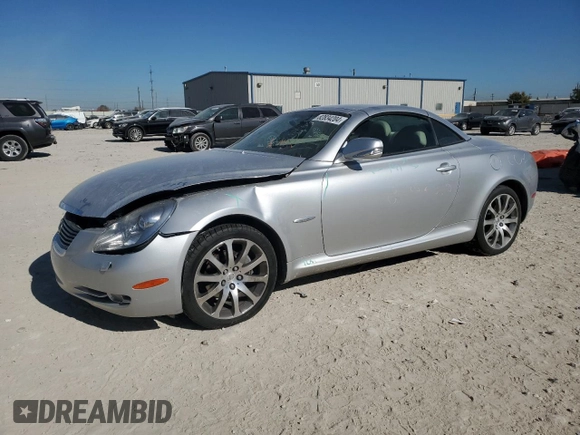 2009 Lexus SC 430 with VIN JTHFN45Y799020402, listed as a Copart auction lot 82834204 with 68,300 mi miles and Salvage Title. Bid and sale history available at DreamBid. Image 1.