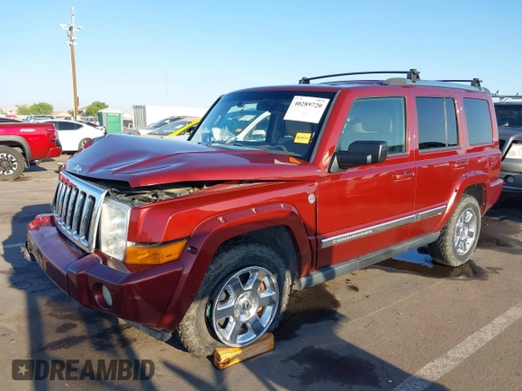 2008 Jeep Commander Limited with VIN 1J8HG58238C208510, listed as a IAAI auction lot 40289720 with 113,958 mi miles and . Bid and sale history available at DreamBid. Image 2.