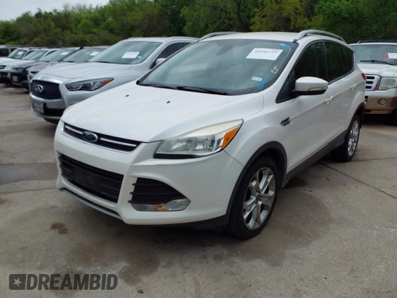 2014 Ford Escape Titanium with VIN 1FMCU0JX7EUB00220, listed as a IAAI auction lot 41945725 with 162,385 mi miles. Bid and sale history available at carsss.com. Image 2.