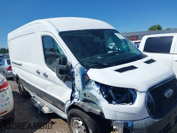 2023 Ford Transit Cargo with VIN 1FTBR1C87PKB05736, listed as a IAAI auction lot 42221931 with 40,248 mi miles and . Bid and sale history available at DreamBid. Image 13.