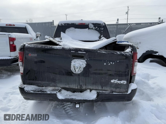 2023 Ram 1500 Tradesman with VIN 1C6RRFGG2PN624910, listed as a Copart auction lot 44771175 with 4,297 mi miles and Salvage title. Bid and sale history available at DreamBid. Image 6.