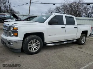 2014 Chevrolet Silverado 1500 LT with VIN 3GCUKREC8EG331737, listed as a Copart auction lot 47282545 with 152,514 mi miles and Salvage Title. Bid and sale history available at carsss.com. Image 1.