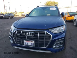 2021 Audi Q5 Premium Plus with VIN WA1BAAFY5M2015445, listed as a IAAI auction lot 42648905 with 41,312 mi miles and . Bid and sale history available at DreamBid. Image 12.