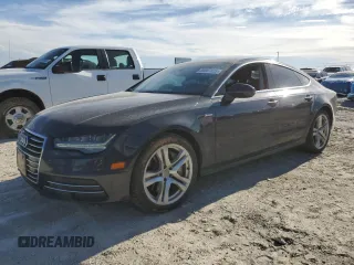 2017 Audi A7 Premium Plus with VIN WAUW2AFCXHN124798, listed as a Copart auction lot 89007825 with 160,822 mi miles and Salvage Title. Bid and sale history available at carsss.com. Image 1.