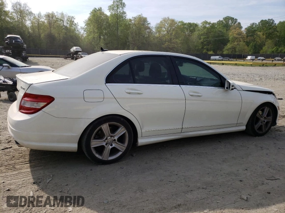 2011 Mercedes-Benz C 300 Sport with VIN WDDGF8BB1BR186307, listed as a Copart auction lot 54422265 with 98,377 mi miles and Salvage Title. Bid and sale history available at carsss.com. Image 3.