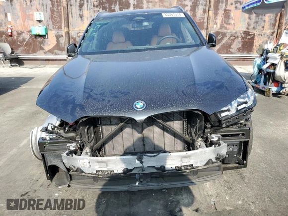 2024 BMW X5 xDrive50e with VIN 5UX43EU02R9S55904, listed as a Copart auction lot 83061374 with 0 mi miles and Salvage Title. Bid and sale history available at carsss.com. Image 5.