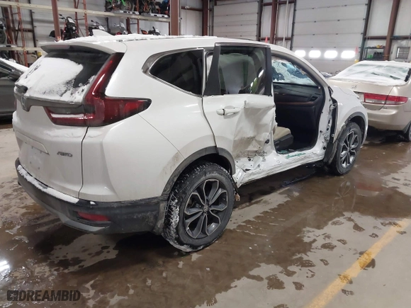 2022 Honda CR-V EX with VIN 5J6RW2H50NL003773, listed as a IAAI auction lot 41615243 with 43,818 mi miles. Bid and sale history available at carsss.com. Image 4.