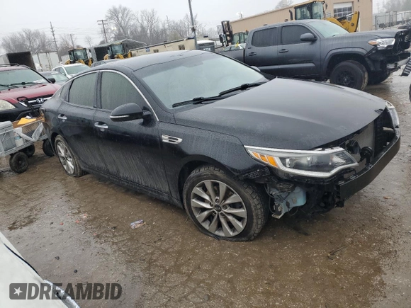2017 Kia Optima LX with VIN 5XXGT4L39HG123521, listed as a Copart auction lot 44458205 with 156,166 mi miles and Salvage Title. Bid and sale history available at carsss.com. Image 4.