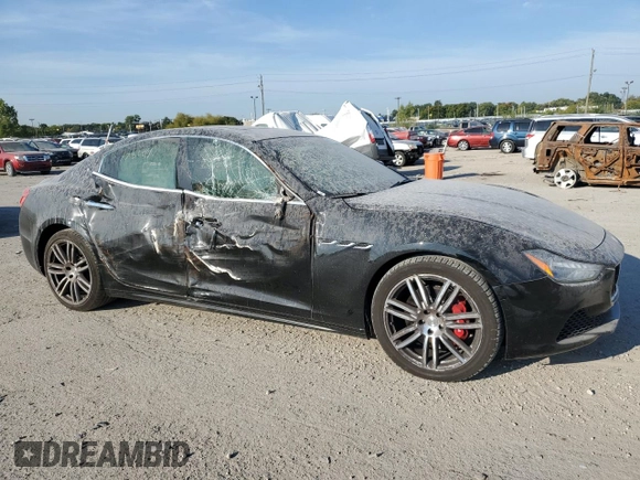 2016 Maserati Ghibli S Q4 with VIN ZAM57RTA6G1178604, listed as a Copart auction lot 68558453 with 78,600 mi miles. Bid and sale history available at carsss.com. Image 4.