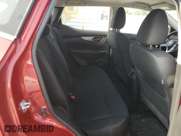 2017 Nissan Rogue SV with VIN JN1BJ1CP7HW007026, listed as a Copart auction lot 60282215 with 53,792 mi miles and Salvage title. Bid and sale history available at DreamBid. Image 11.